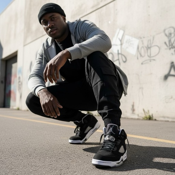 Jordan Other - Air Jordan Retro 5 GS Oreo 5Y Moonlight Black/White nike boys